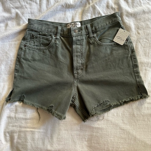 Free People Women's Makai Cutoff Denim Shorts - Picture 6 of 9